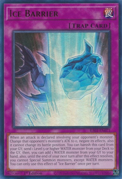 Ice Barrier (UR) (RA01-EN071) [25th Anniversary Rarity Collection]