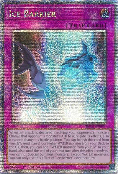 Ice Barrier (Quarter Century Secret Rare) (RA01-EN071) [25th Anniversary Rarity Collection]