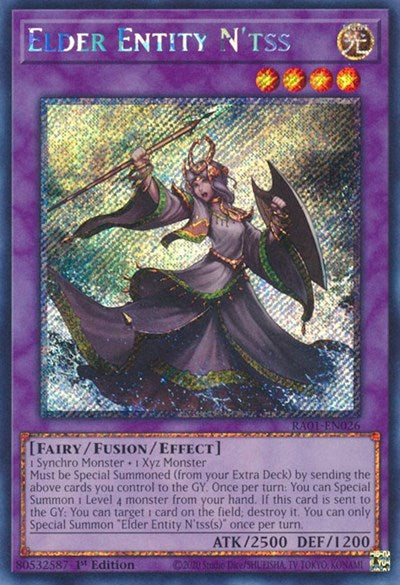 Elder Entity N'tss (Platinum Secret Rare) (RA01-EN026) [25th Anniversary Rarity Collection]