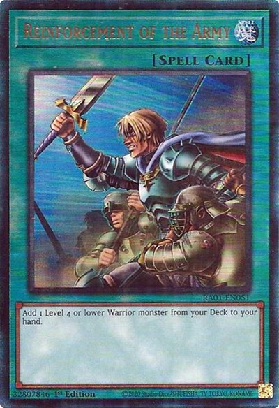 Reinforcement of the Army (PUR) (RA01-EN051) [25th Anniversary Rarity Collection]