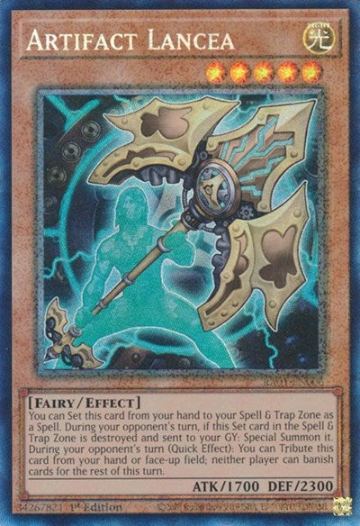 Artifact Lancea (PCR) (RA01-EN006) [25th Anniversary Rarity Collection]