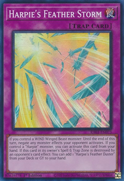 Harpie's Feather Storm (RA01-EN073) [25th Anniversary Rarity Collection]