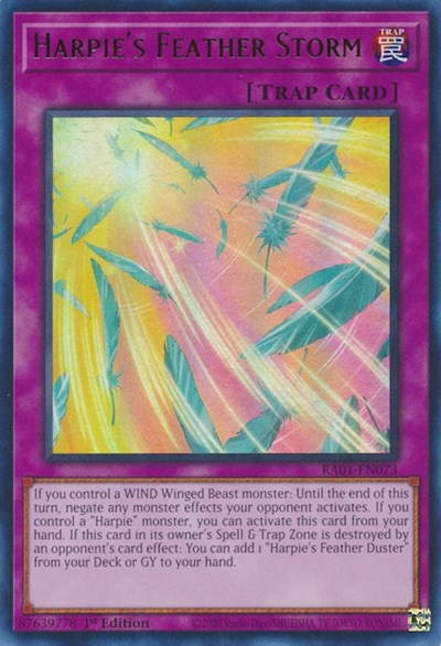 Harpie's Feather Storm (UR) (RA01-EN073) [25th Anniversary Rarity Collection]