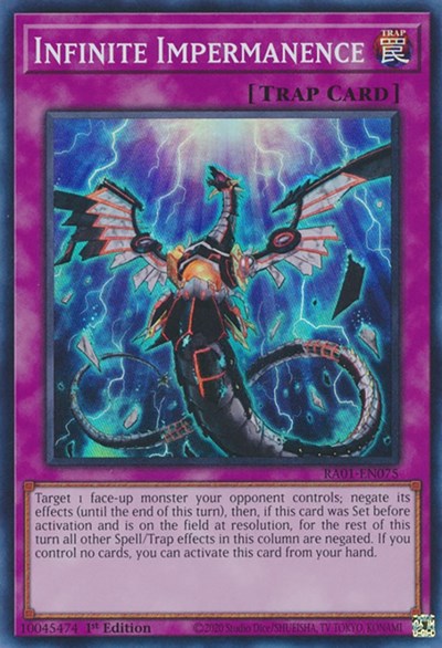 Infinite Impermanence (RA01-EN075) [25th Anniversary Rarity Collection]