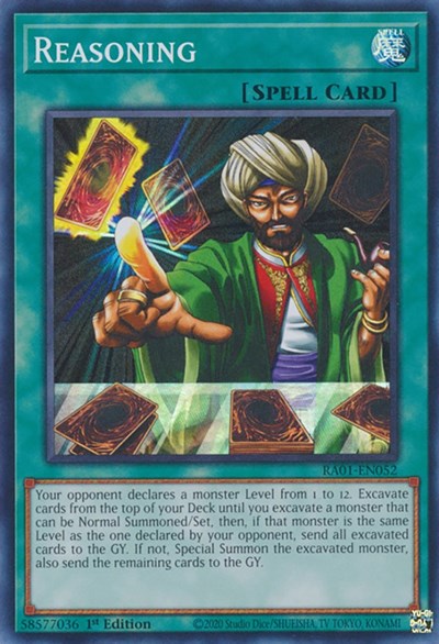 Reasoning (RA01-EN052) [25th Anniversary Rarity Collection]