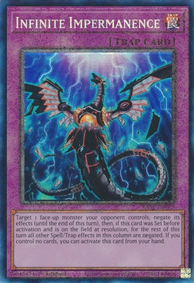 Infinite Impermanence (PCR) (RA01-EN075) [25th Anniversary Rarity Collection]