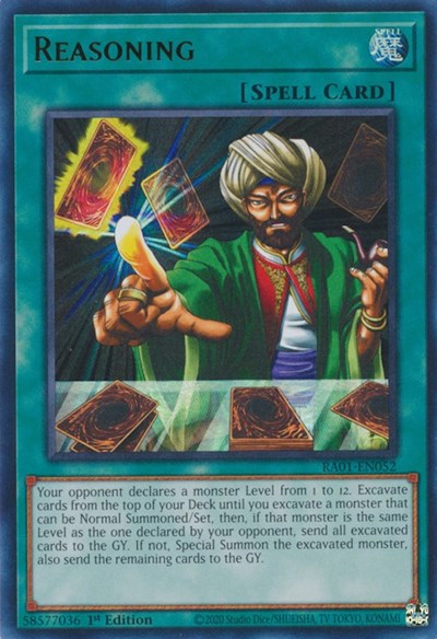Reasoning (UR) (RA01-EN052) [25th Anniversary Rarity Collection]