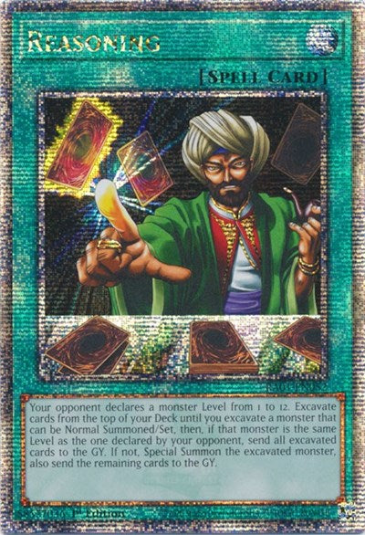 Reasoning (Quarter Century Secret Rare) (RA01-EN052) [25th Anniversary Rarity Collection]