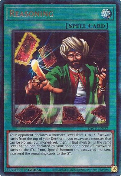 Reasoning (PUR) (RA01-EN052) [25th Anniversary Rarity Collection]