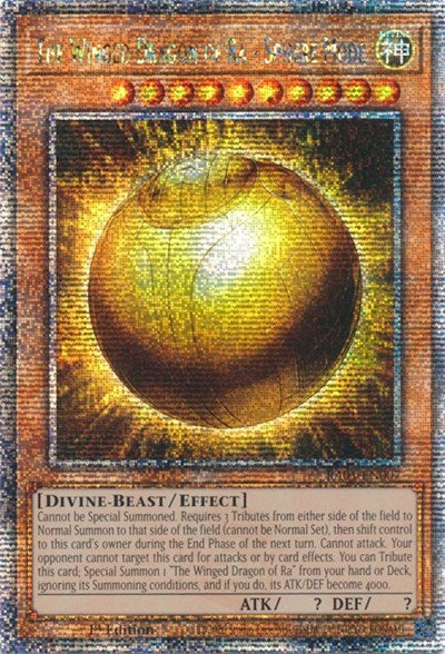 The Winged Dragon of Ra - Sphere Mode (Quarter Century Secret Rare) (RA01-EN007) [25th Anniversary Rarity Collection]