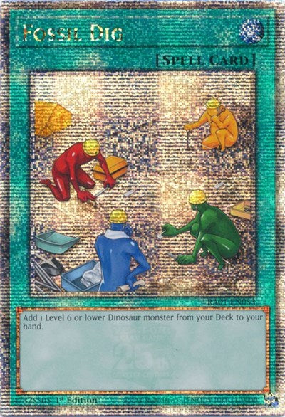 Fossil Dig (Quarter Century Secret Rare) (RA01-EN053) [25th Anniversary Rarity Collection]