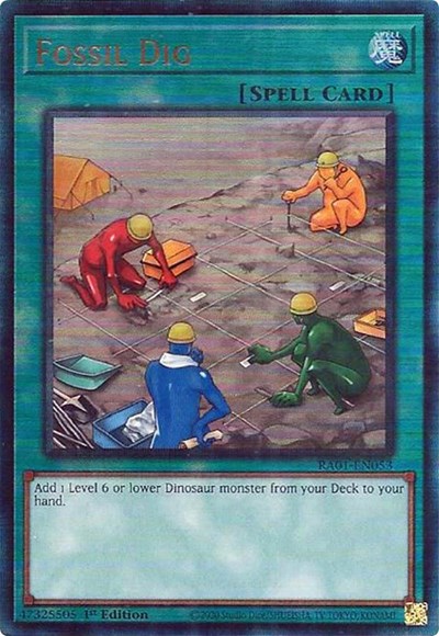 Fossil Dig (PUR) (RA01-EN053) [25th Anniversary Rarity Collection]