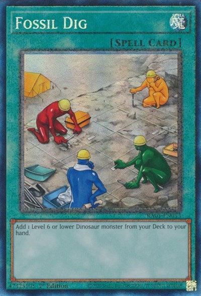 Fossil Dig (PCR) (RA01-EN053) [25th Anniversary Rarity Collection]