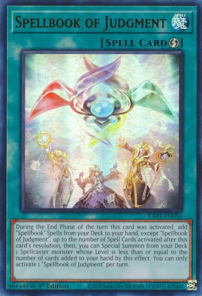 Spellbook of Judgment (UR) (RA01-EN054) [25th Anniversary Rarity Collection]