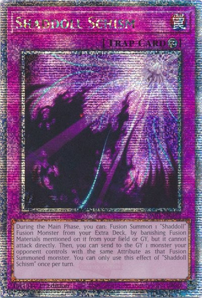 Shaddoll Schism (Quarter Century Secret Rare) (RA01-EN077) [25th Anniversary Rarity Collection]