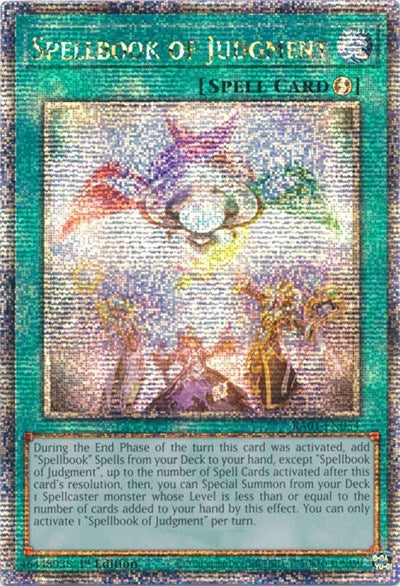 Spellbook of Judgment (Quarter Century Secret Rare) (RA01-EN054) [25th Anniversary Rarity Collection]