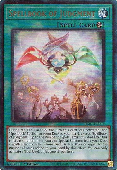 Spellbook of Judgment (PUR) (RA01-EN054) [25th Anniversary Rarity Collection]