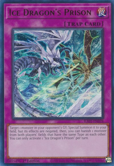 Ice Dragon's Prison (UR) (RA01-EN078) [25th Anniversary Rarity Collection]