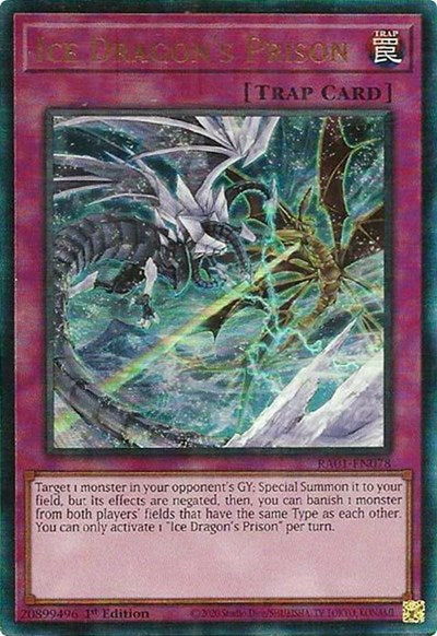 Ice Dragon's Prison (PUR) (RA01-EN078) [25th Anniversary Rarity Collection]
