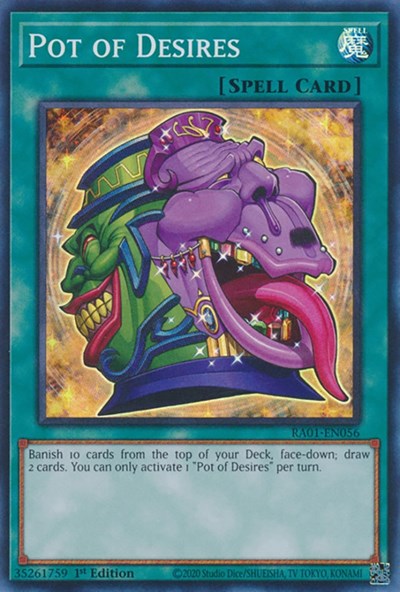 Pot of Desires (RA01-EN056) [25th Anniversary Rarity Collection]