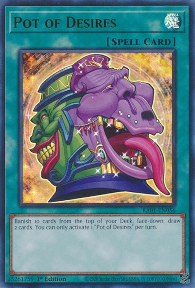Pot of Desires (UR) (RA01-EN056) [25th Anniversary Rarity Collection]