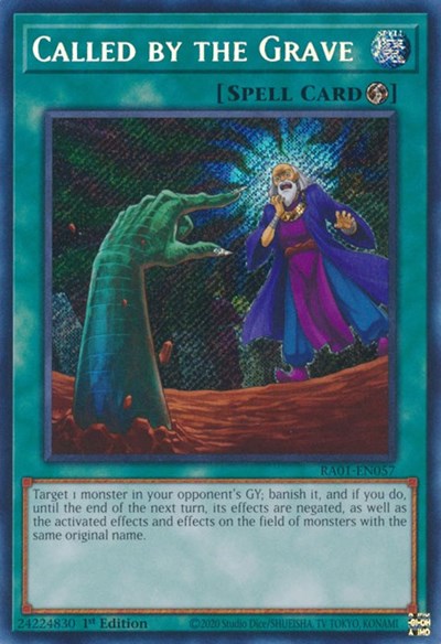 Called by the Grave (Secret Rare) (RA01-EN057) [25th Anniversary Rarity Collection]