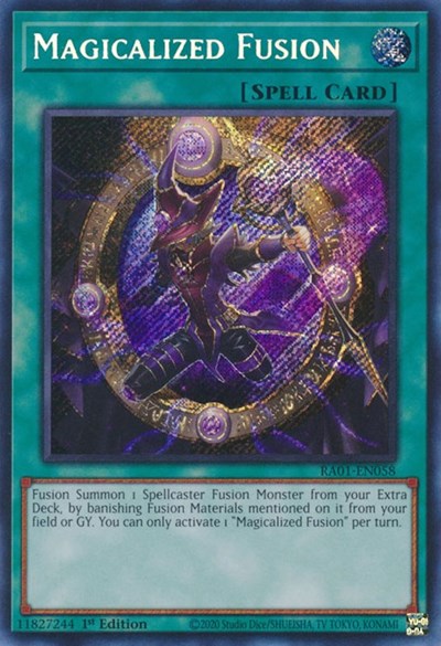 Magicalized Fusion (Secret Rare) (RA01-EN058) [25th Anniversary Rarity Collection]