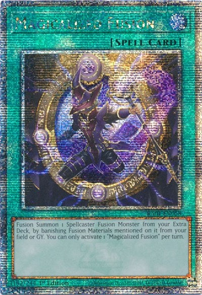Magicalized Fusion (Quarter Century Secret Rare) (RA01-EN058) [25th Anniversary Rarity Collection]