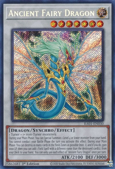 Ancient Fairy Dragon (Secret Rare) (RA01-EN030) [25th Anniversary Rarity Collection]