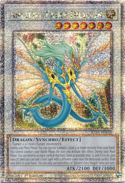 Ancient Fairy Dragon (Quarter Century Secret Rare) (RA01-EN030) [25th Anniversary Rarity Collection]