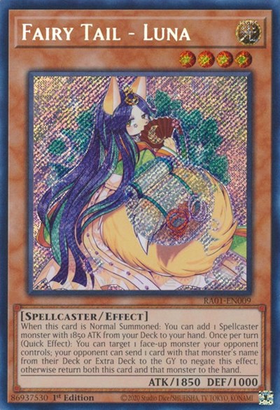 Fairy Tail - Luna (Secret Rare) (RA01-EN009) [25th Anniversary Rarity Collection]