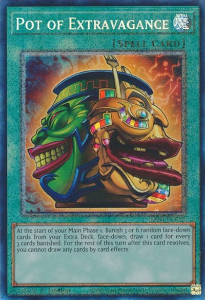 Pot of Extravagance (PCR) (RA01-EN059) [25th Anniversary Rarity Collection]