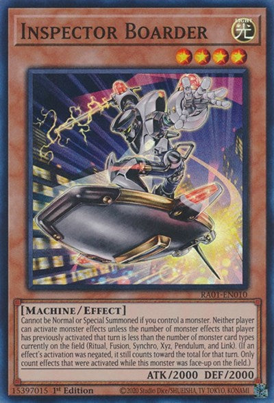 Inspector Boarder (RA01-EN010) [25th Anniversary Rarity Collection]
