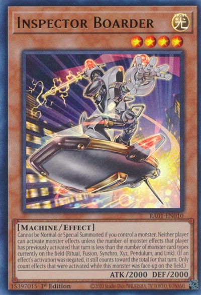Inspector Boarder (UR) (RA01-EN010) [25th Anniversary Rarity Collection]