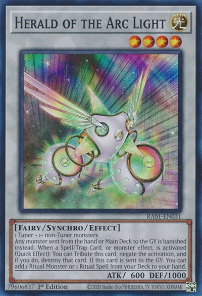 Herald of the Arc Light (RA01-EN031) [25th Anniversary Rarity Collection]