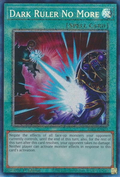 Dark Ruler No More (PCR) (RA01-EN060) [25th Anniversary Rarity Collection]