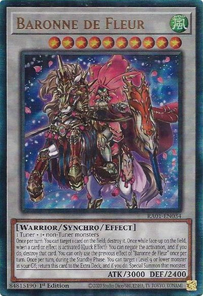 Baronne de Fleur (PUR) (RA01-EN034) [25th Anniversary Rarity Collection]