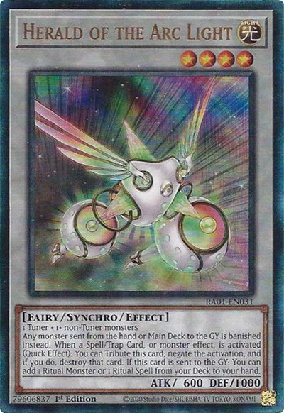 Herald of the Arc Light (PUR) (RA01-EN031) [25th Anniversary Rarity Collection]