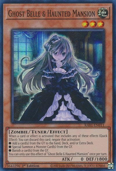 Ghost Belle & Haunted Mansion (RA01-EN011) [25th Anniversary Rarity Collection]