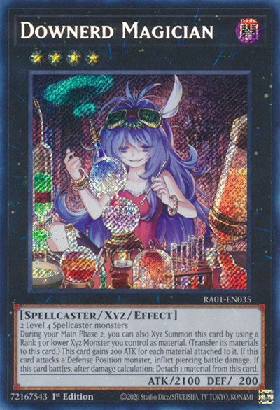 Downerd Magician (Secret Rare) (RA01-EN035) [25th Anniversary Rarity Collection]