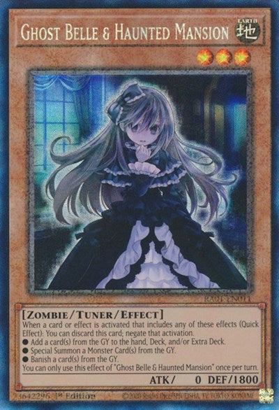 Ghost Belle & Haunted Mansion (PCR) (RA01-EN011) [25th Anniversary Rarity Collection]
