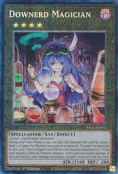 Downerd Magician (PCR) (RA01-EN035) [25th Anniversary Rarity Collection]