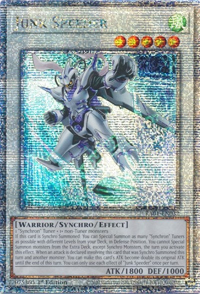 Junk Speeder (Quarter Century Secret Rare) (RA01-EN032) [25th Anniversary Rarity Collection]