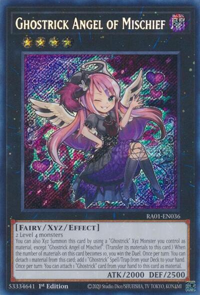 Ghostrick Angel of Mischief (Secret Rare) (RA01-EN036) [25th Anniversary Rarity Collection]