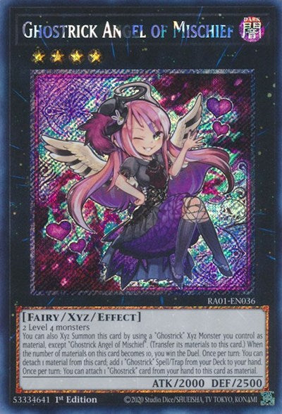 Ghostrick Angel of Mischief (Platinum Secret Rare) (RA01-EN036) [25th Anniversary Rarity Collection]