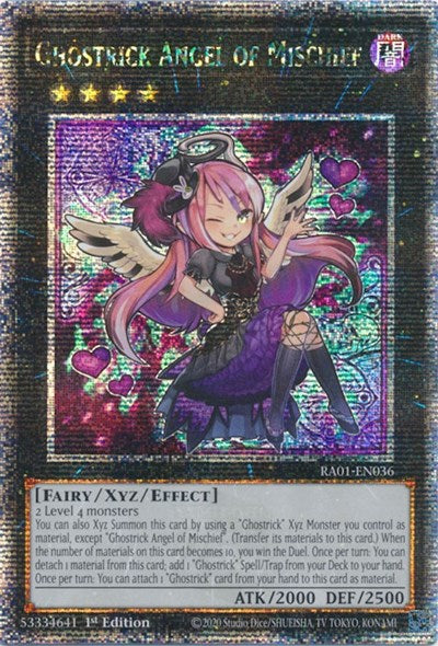 Ghostrick Angel of Mischief (Quarter Century Secret Rare) (RA01-EN036) [25th Anniversary Rarity Collection]