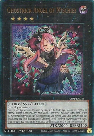 Ghostrick Angel of Mischief (PUR) (RA01-EN036) [25th Anniversary Rarity Collection]