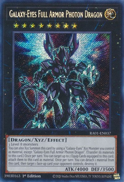 Galaxy-Eyes Full Armor Photon Dragon (Secret Rare) (RA01-EN037) [25th Anniversary Rarity Collection]