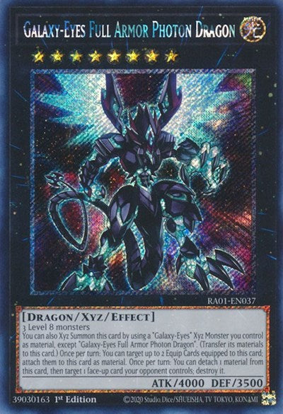 Galaxy-Eyes Full Armor Photon Dragon (Platinum Secret Rare) (RA01-EN037) [25th Anniversary Rarity Collection]