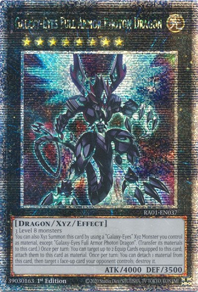 Galaxy-Eyes Full Armor Photon Dragon (Quarter Century Secret Rare) (RA01-EN037) [25th Anniversary Rarity Collection]
